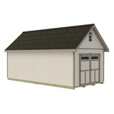 Best Barns Geneva 12 x 16 Wood Garage Kit with Loft