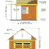 Best Barns Geneva 12 x 16 Wood Garage Kit with Loft - Gorgeous Gazebos