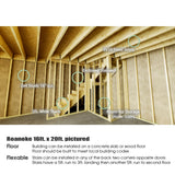 Wood Storage Sheds Roanoke 16 x 28 Barn Style Shed Kit