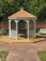 12’ Vinyl Gazebo in a Box with Floor