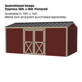 Best Barns Cypress 10 x 16 Wood Storage Shed Pre-cut Kit