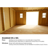 Best Barns Brookfield 12 x 16 Wood Storage Shed Pre-cut Kit