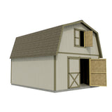 Wood Storage Sheds Roanoke 16 x 20 Barn Style Shed Kit