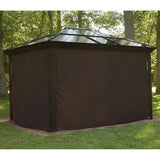 Sojag Meridien 10 x 10 Hard-top Gazebo with Mosquito Netting - Sojag Gazebos