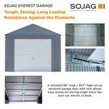 Sojag Everest Garage 12' x 30' Charcoal - Gorgeous Gazebos