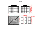 Sojag Striano Screen House - Sun Shelter/Lanai - Gorgeous Gazebos