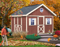 Best Barns Fairview 12 x 12 Wood Storage Shed Kit - Sojag Gazebos