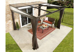 Sojag Budapest 10' x 12' Retractable Attached Gazebo - Sojag Gazebos