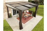 Sojag Budapest 10' x 12' Retractable Attached Gazebo - Sojag Gazebos