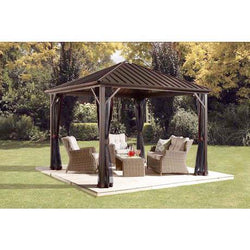 Sojag Dakota Hard-Top Gazebo with Mosquito Netting - Sojag Gazebos