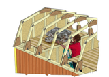 Best Barns 12 x 20 Millcreek Wood Storage Shed Pre-cut Kit - Sojag Gazebos